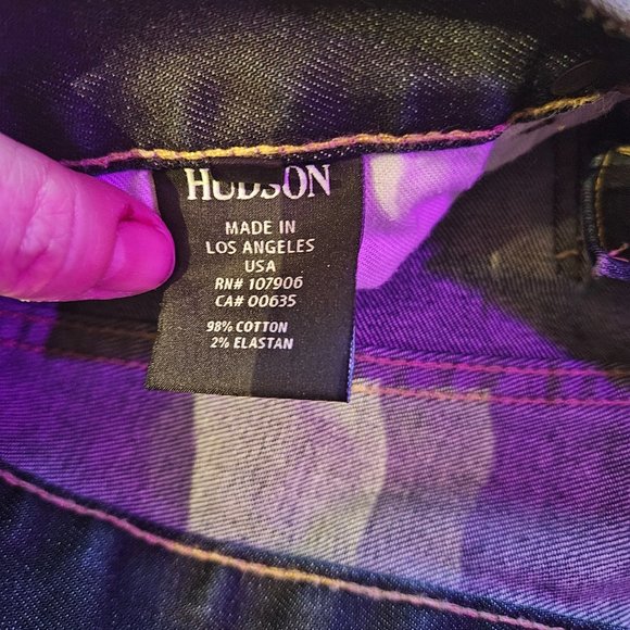 Hudson Byron Five Pocket Straight Button Fly Jeans - Picture 3 of 10